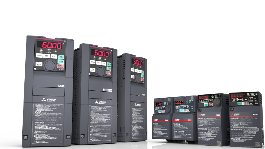 Mitsubishi FR-A800 Series Mitsubishi FR-A800 Plus Series Mitsubishi FR-F800 Serie Mitsubishi FR-E800 Series Mitsubishi FR-D800 Series Mitsubishi FR-CS80 Series